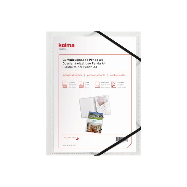 KOLMA Dossier de coll. Penda A4 11.075.00 transparent