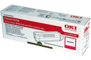 OKI Toner magenta 43872306 C5650/5750 2000 Seiten