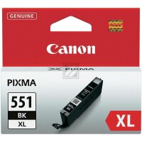 CANON Tintenpatrone XL schwarz CLI-551XLBK PIXMA MG5450 11ml