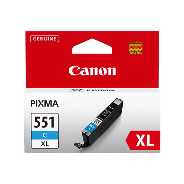 CANON Tintenpatrone XL cyan CLI-551XLC PIXMA MG5450 11ml