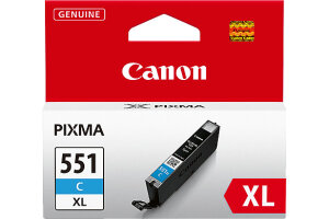 CANON Cartouche dencre XL cyan CLI-551XLC PIXMA MG5450 11ml