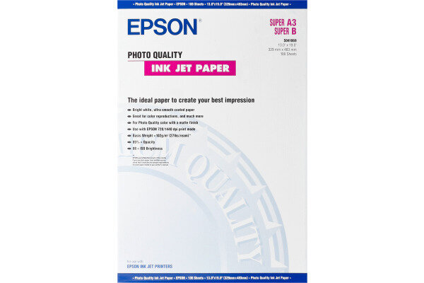 EPSON Photo Papier A3+ S041069 InkJet 105g 100 flls.
