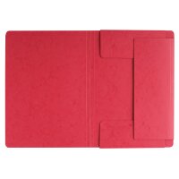 PAGNA Dossiers élastiques A4 24007-01 rouge 3 volets