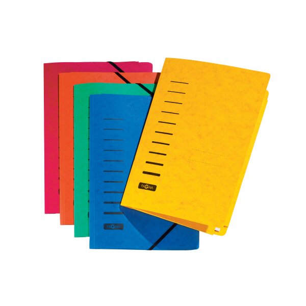 PAGNA Gummibandmappe A4 24007-02 blau 3 Klappen