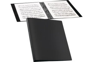 KOLMA Classeur anneaux 2.5cm 02.806.06 2 anneaux noir mat A4