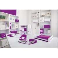 LEITZ Corbeille Courrier WOW A4 52263062 violet