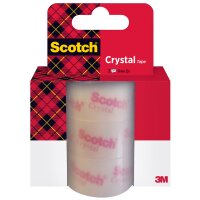 Scotch Klebefilm Crystal Clear 600, 19 mm x 66 m, Karton