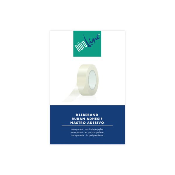 BÜROLINE Klebeband 15mmx33m 131254 transparent, reissfest