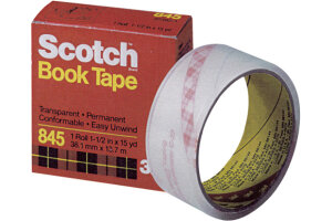 SCOTCH Bande livre 38mmx13,7m 845/3813 transparent