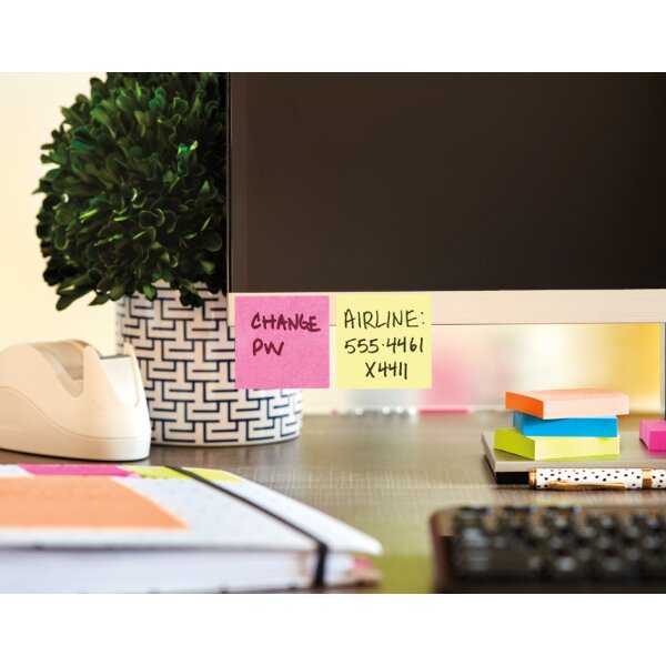 Post-it Bloc-note cube notes, 76 x 76 mm, jaune