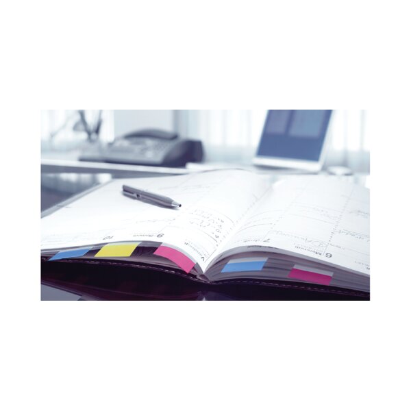 Post-it Haftmarker Index, 25,4 x 43,2 mm, blau