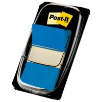 Post-it Haftmarker Index, 25,4 x 43,2 mm, blau