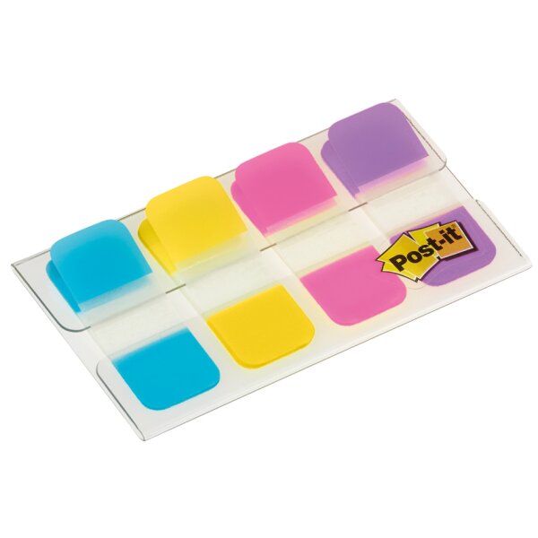 Post-it Marque-page Index Strong Mini, 16 x 38mm, 4 couleurs