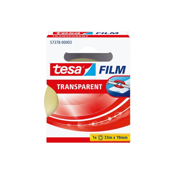 TESA tesafilm 19mmx33m 573780000 Refill transparent