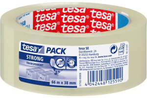 TESA Ruban demballage 38mmx66m 571650000 transparent