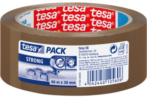 TESA Ruban demballage 38mmx66m 571660000 brun