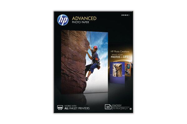 HP Advanced Glossy Photo 13x18cm Q8696A InkJet 250g, borderless 25 f.
