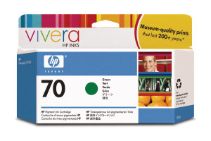 HP Cart. dencre 70 green C9457A DesignJet Z3100/3200 130ml
