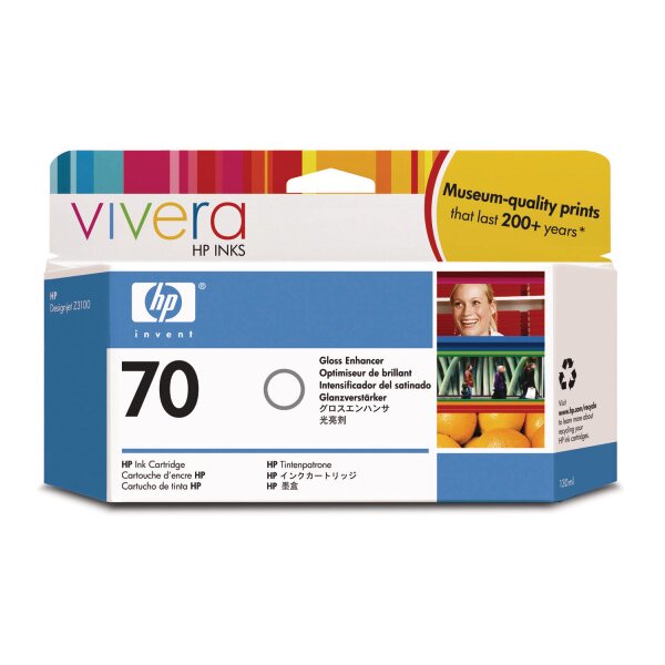 HP Tintenpatrone 70 gloss enhan. C9459A DesignJet Z3100/3200 130ml
