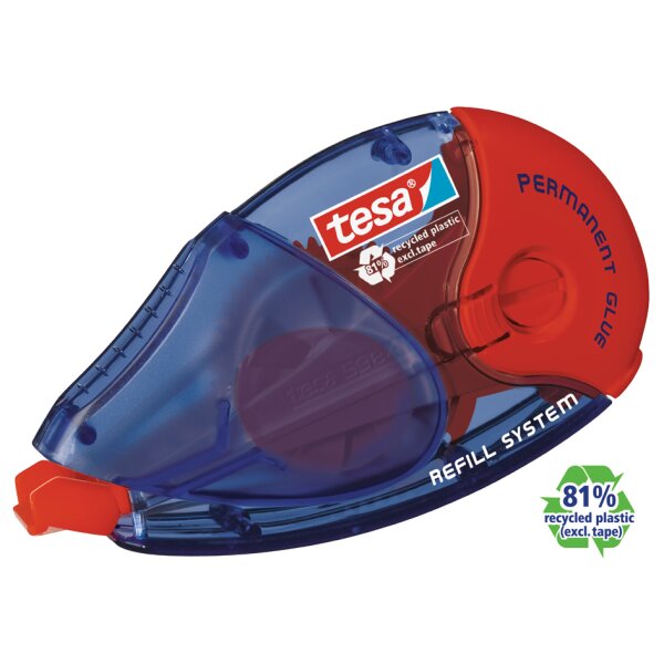 tesa ecoLogo Cassette de recharge pour roller PERMANENT GLUE