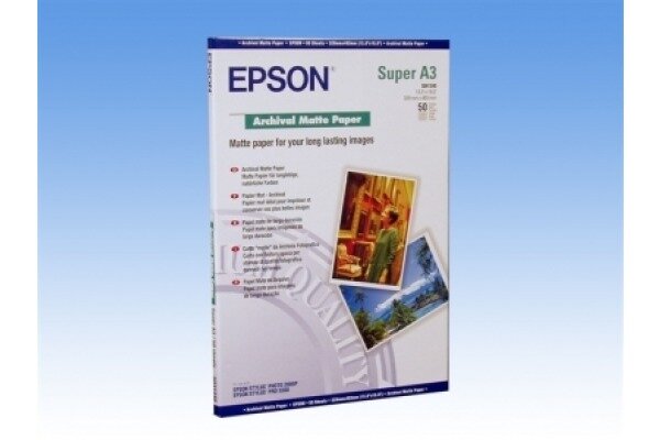 EPSON Enhanced Matte Paper 192g A3+ S041719 Stylus Photo 4800 100 Blatt