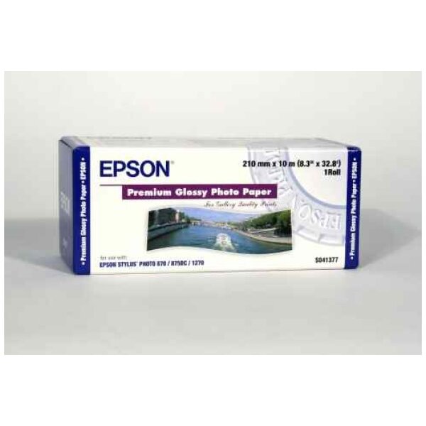 EPSON Premium Glossy Photo Paper 10m S041377 Stylus Photo 255g 210mm