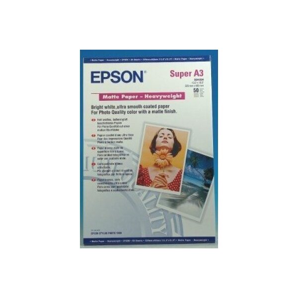 EPSON Matt Paper heavy weight A3+ S041264 InkJet 167g 50 feuilles