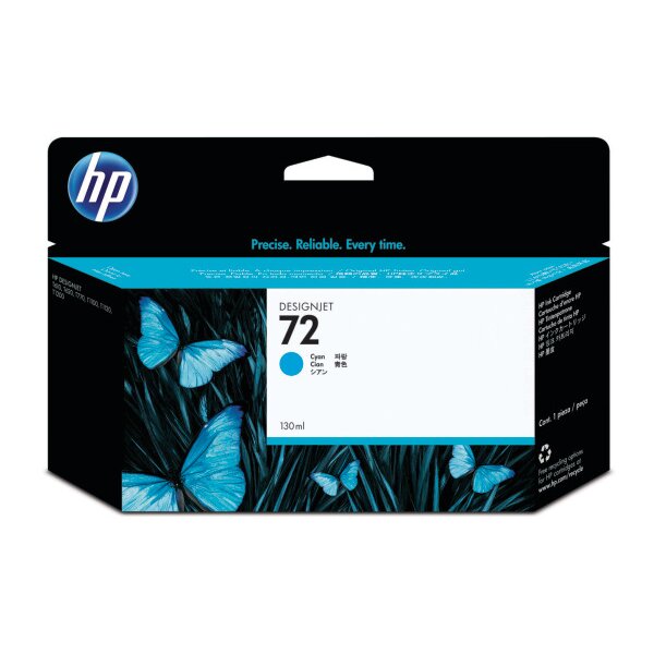 HP Tintenpatrone 72 cyan C9371A DesignJet T1100 130ml