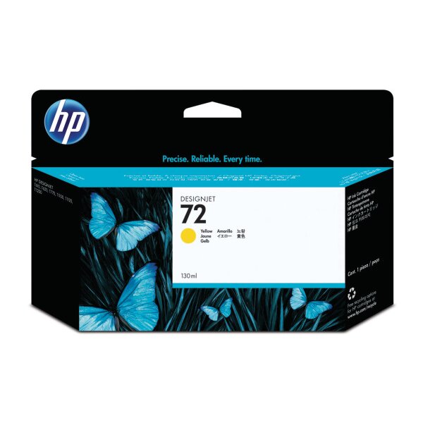 HP Cart. dencre 72 yellow C9373A DesignJet T1100 130ml