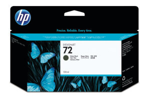 HP Tintenpatrone 72 schwarz matt C9403A DesignJet T1100...