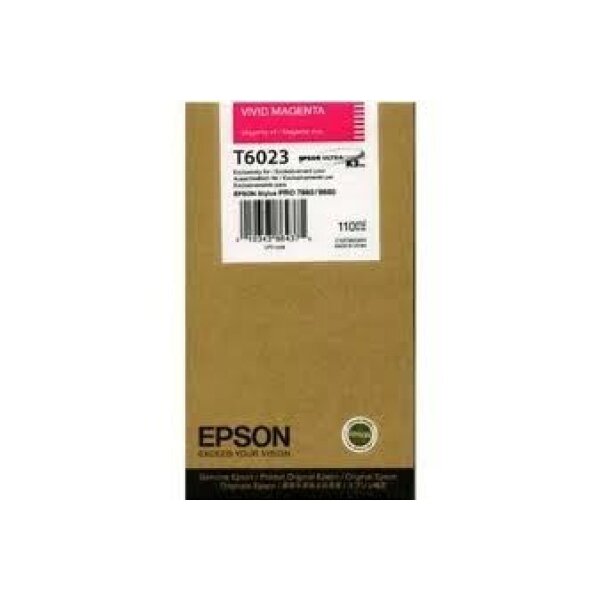 EPSON Tintenpatrone vivid magenta T602300 Stylus Pro 7880/9880 110ml