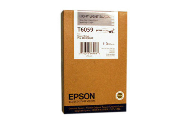 EPSON Tintenpatrone light-lig. black T605900 Stylus Pro 4880 110ml