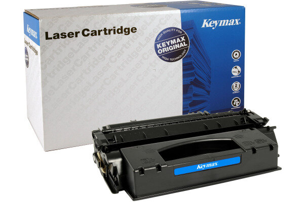 KEYMAX Cartouche CLR HY noir Q7553XKEY pour HP LJ P2015 7000 pages