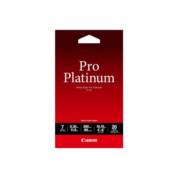 CANON Pro Platinum Photo Pap.30x15cm PT101A6 InkJet glossy 300g 20 feuilles