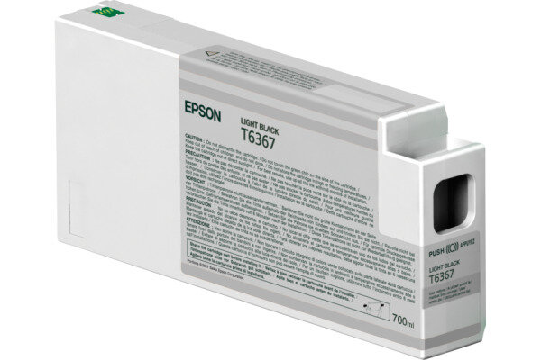 EPSON Tintenpatrone light schwarz T636700 Stylus Pro 7900/9900 700ml