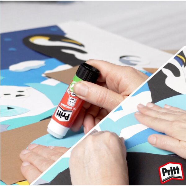 Pritt Klebestift 6 x 22g im Multi-Pack, lösemittelfrei
