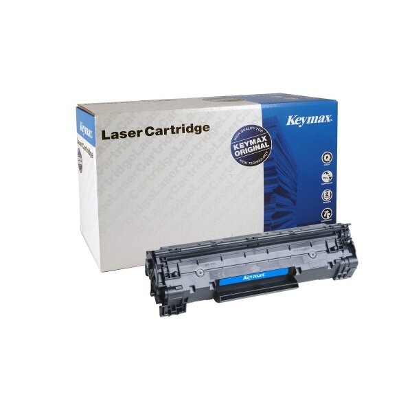 KEYMAX RMC-Toner-Modul schwarz CB436AKEY zu HP LJ P1505 2000 Seiten