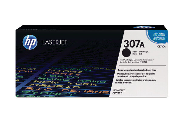 HP Cartouche toner 307A noir CE740A Color LJ CP5225 7000 pages