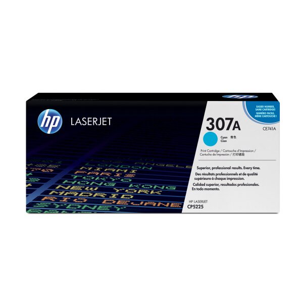 HP Toner-Modul 307A cyan CE741A Color LJ CP5225 7300 Seiten