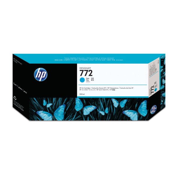 HP Cart. dencre 772 cyan CN636A DesignJet Z5200 300ml