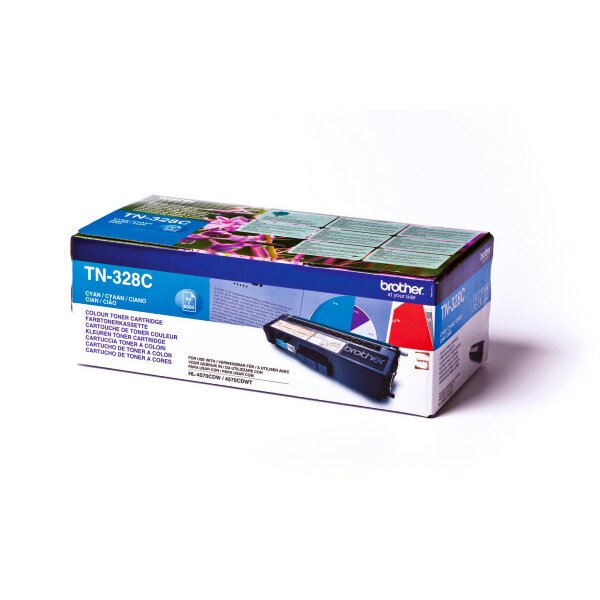 BROTHER Toner Super HY cyan TN-328C HL-4570CDN 6000 Seiten