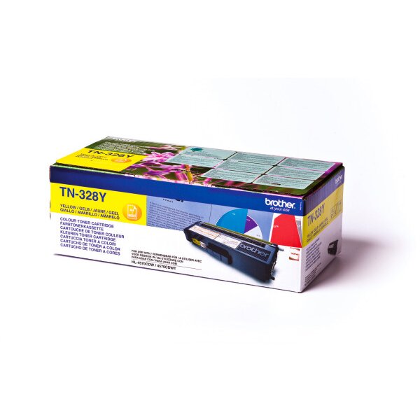 BROTHER Toner Super HY yellow TN-328Y HL-4570CDN 6000 Seiten