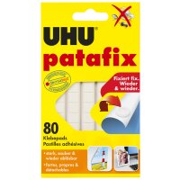 UHU Klebepads patafix, wieder ablösbar, weiss