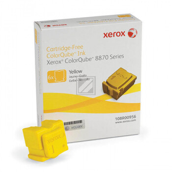 XEROX Color Stix yellow 108R00956 ColorQube 8870 6 Stück