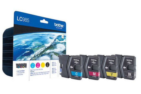 BROTHER Valuepack encre CMYBK LC-985VALBP DCP-J315W 260/300 pages