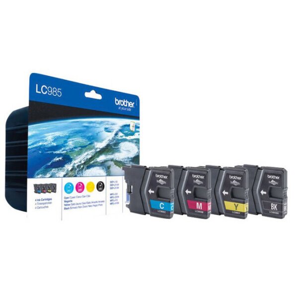 BROTHER Valuepack encre CMYBK LC-985VALBP DCP-J315W 260/300 pages