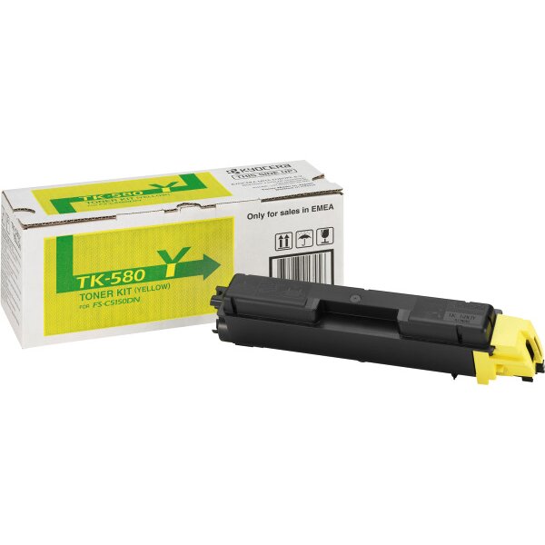KYOCERA Cartouche toner yellow TK-580Y FS-5150DN 2800 pages