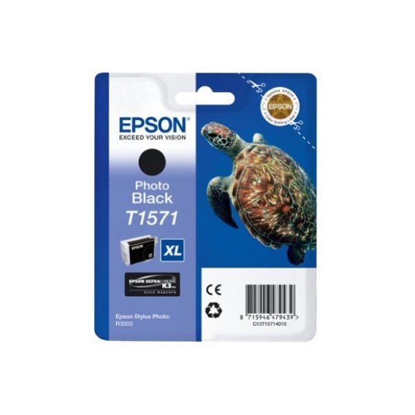 EPSON Cartouche dencre photo noir T157140 Stylus Photo R3000 26ml