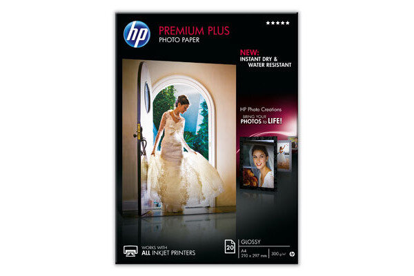 HP Premium Plus Photo Paper A4 CR672A InkJet 300g,glossy 20 feuilles
