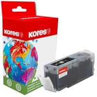 Kores Encre G1513BL remplace Canon PGI-525BK, No.525, noir